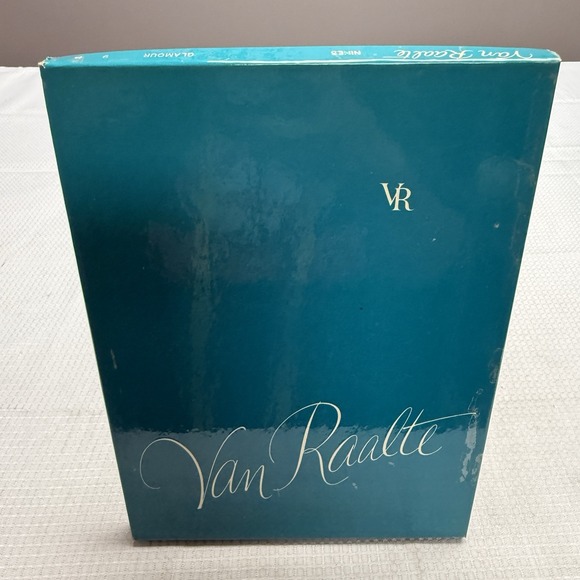 3 Vtg 50s Van Raalte Nines Glamour 9P Nylon Stockings Seams New 1 Box Thigh High